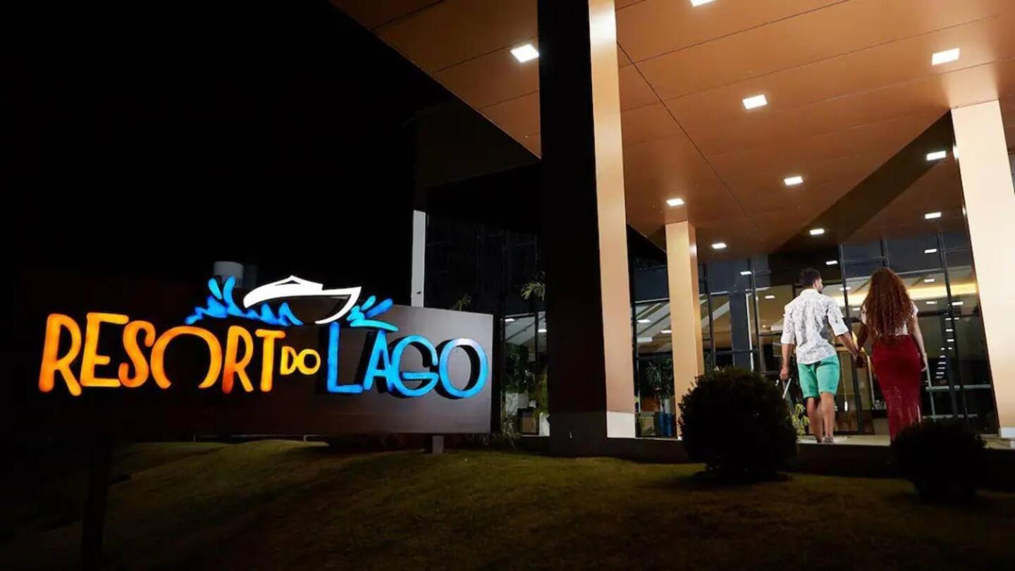 Apto Resort Do Lago Ate 8 Pessoas - Valor Promocional Caldas Novas Exterior foto