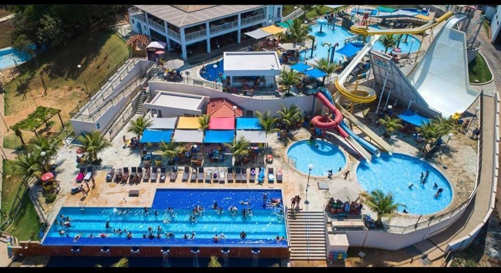 Apto Resort Do Lago Ate 8 Pessoas - Valor Promocional Caldas Novas Exterior foto